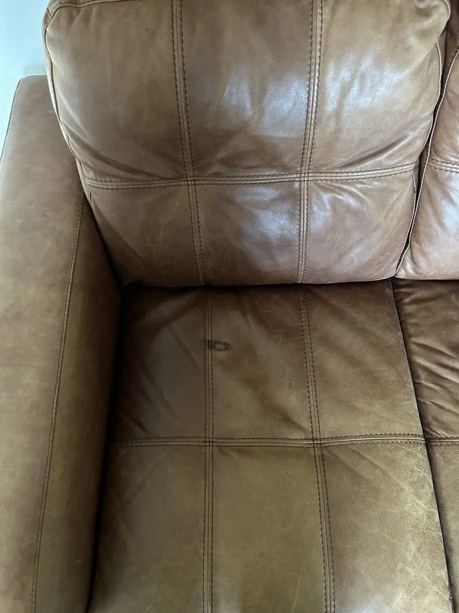 2 x 2 leather sofas