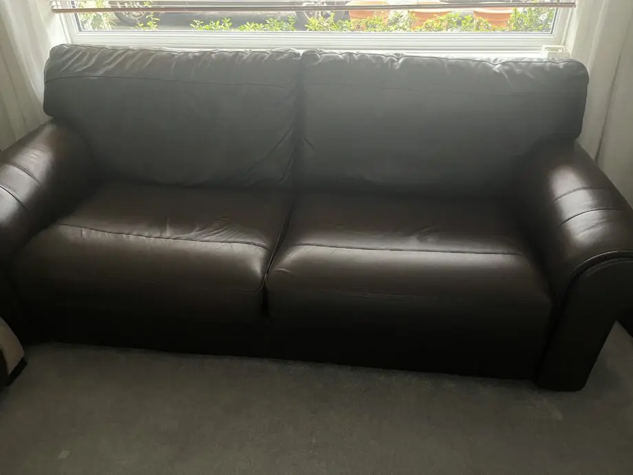 Classic Brown leather sofa