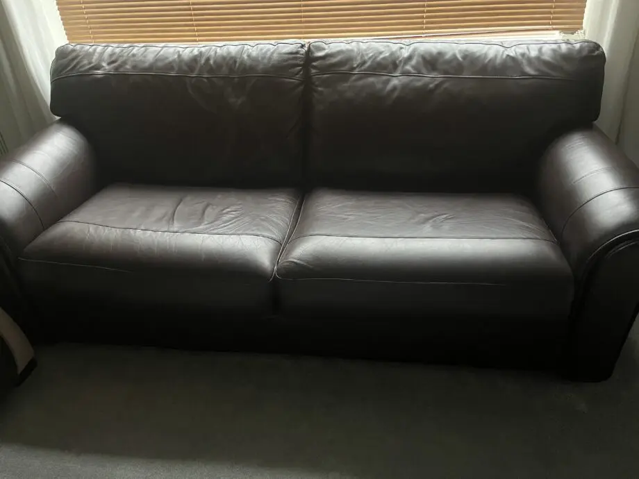 Classic Brown leather sofa