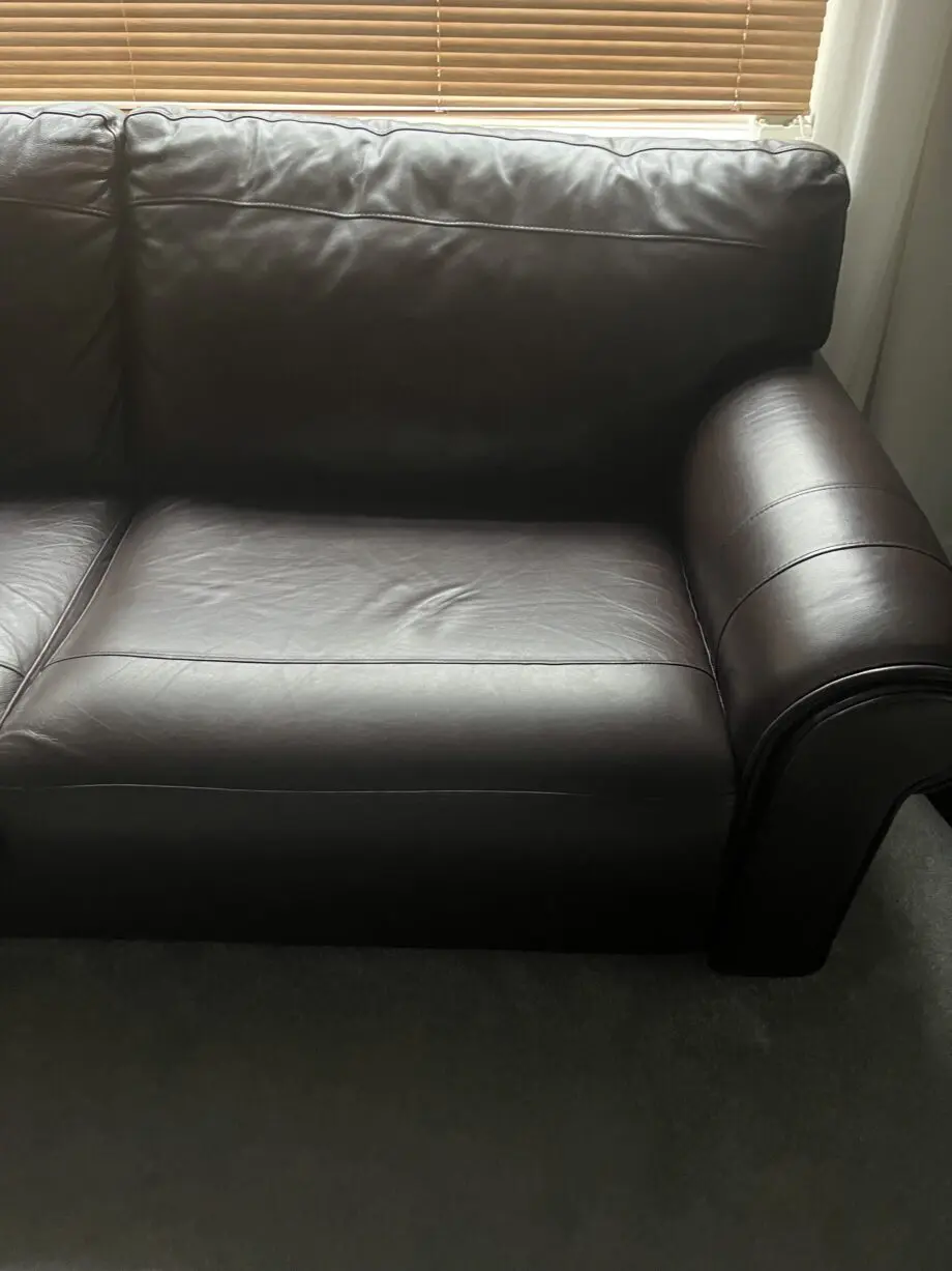 Classic Brown leather sofa