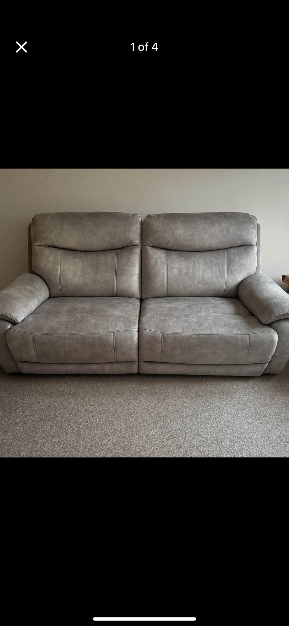 Sloane 3 Seater Fabric Power Recliner Sofa