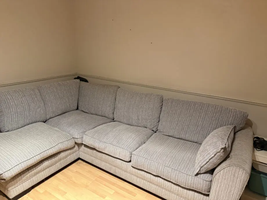 Dfs grey Brayton corner sofa