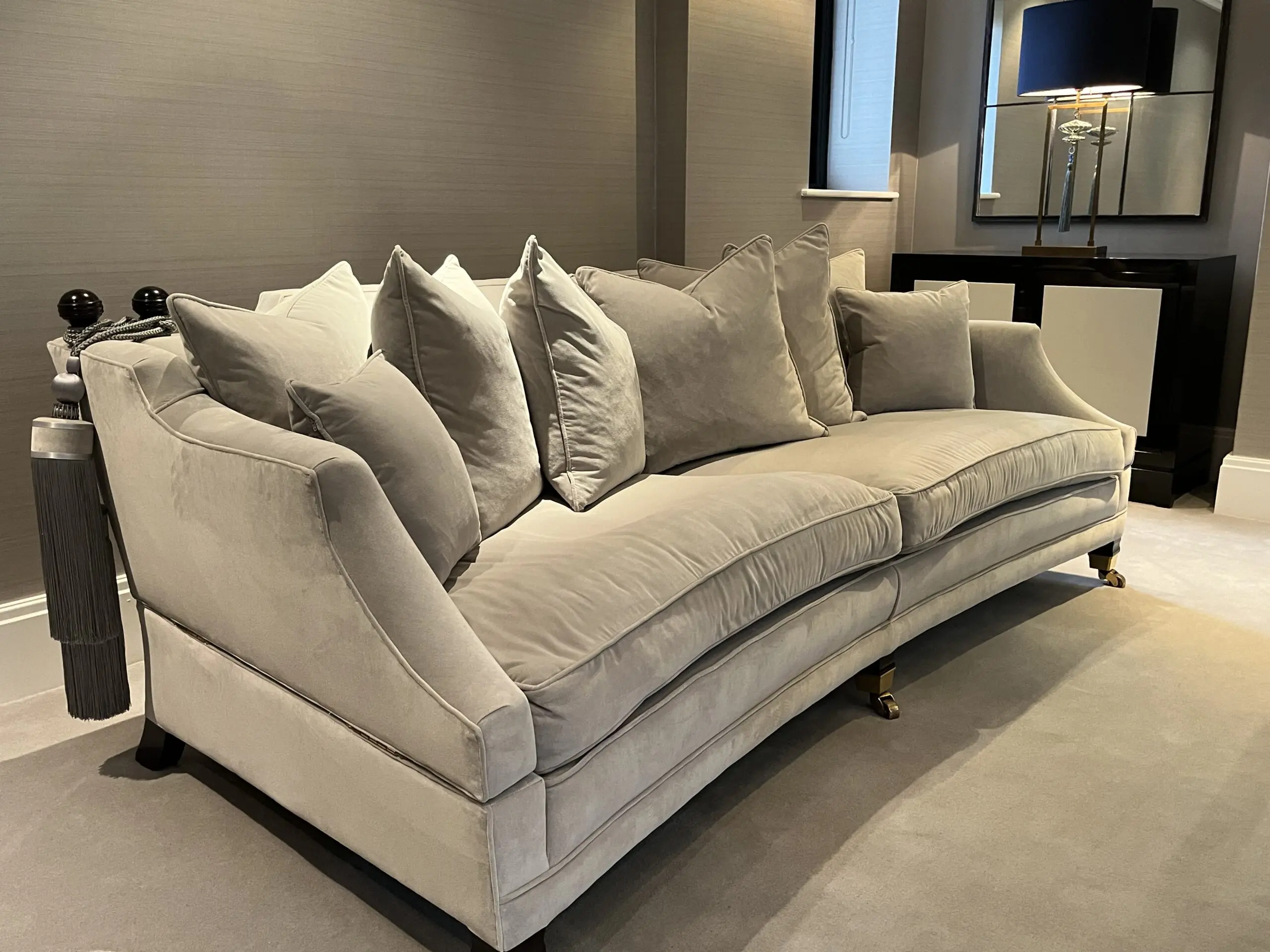 Duresta Hornblower 3 seater sofa in Grey