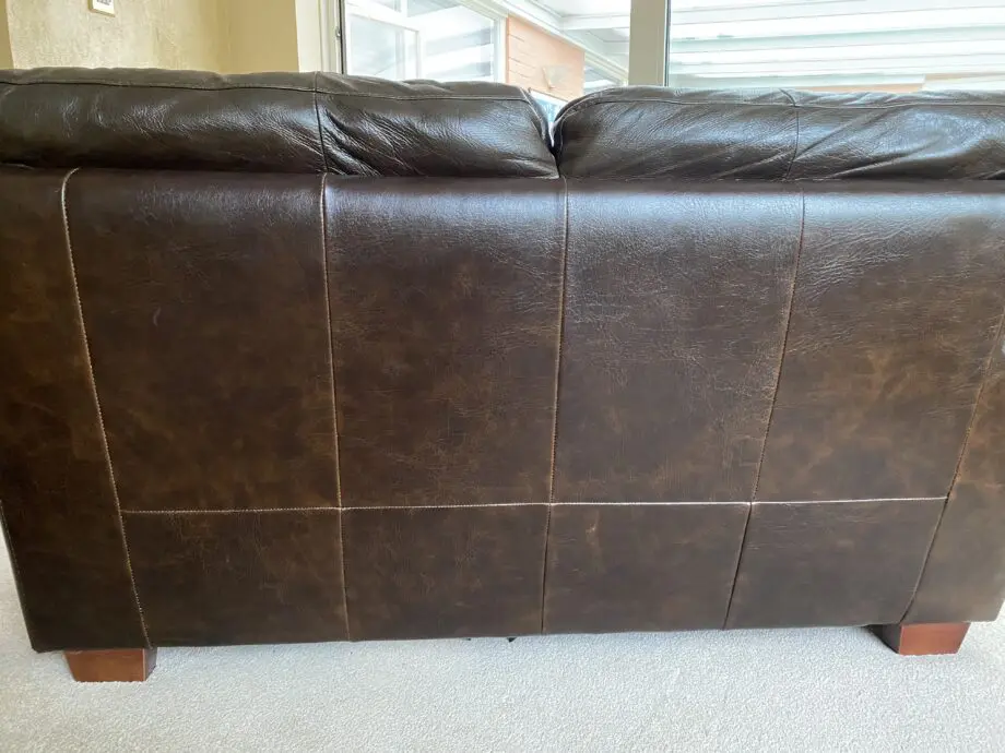 Salisbury 2 seater leather sofa chocolate brown