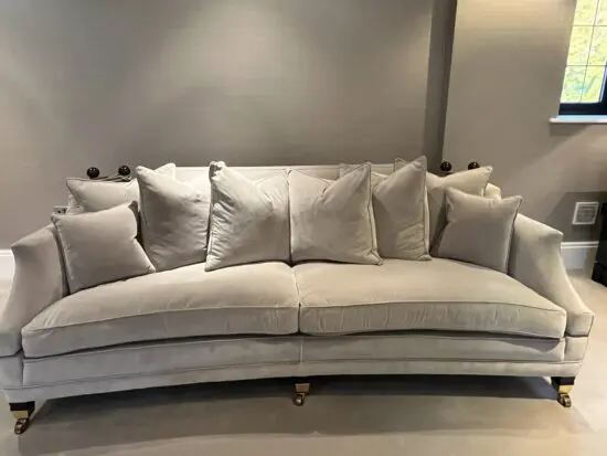 Duresta Hornblower 3 seater sofa in Grey