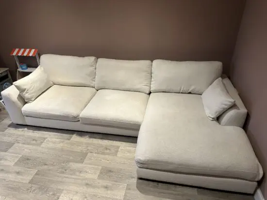 DFS Calix corner boucle sofa