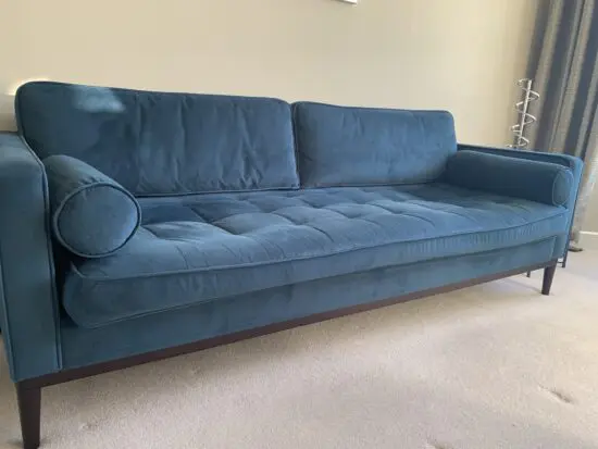 swyft model 02 teal 3 seater sofa & armchair