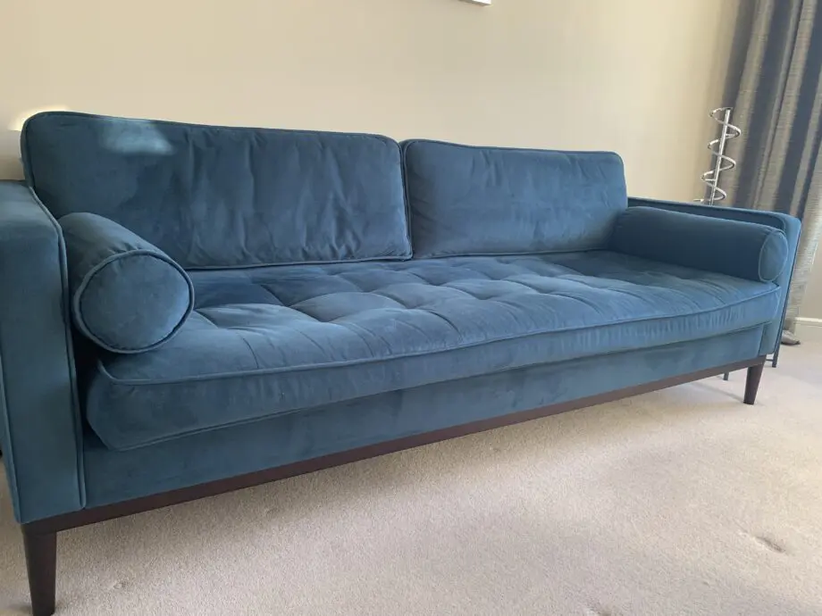 swyft model 02 teal 3 seater sofa & armchair