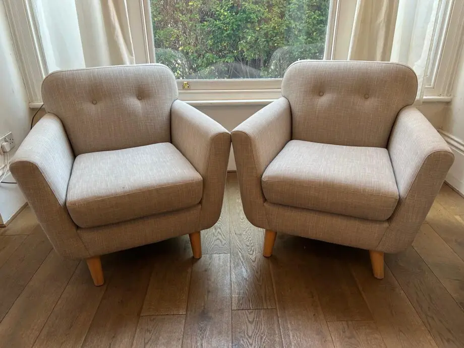 M&S Grey Malmo Armchairs