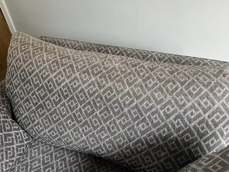 Next grey patterned cuddle chair