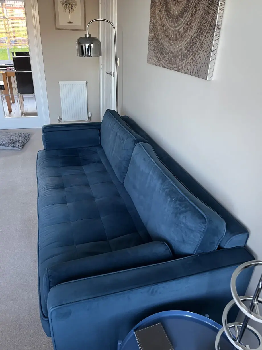 swyft model 02 teal 3 seater sofa & armchair