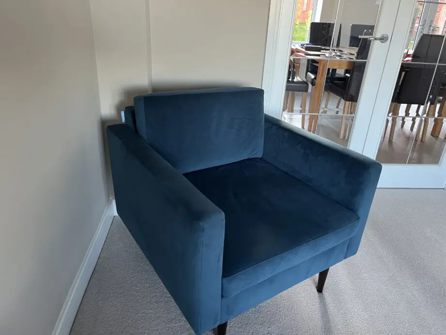 swyft model 02 teal 3 seater sofa & armchair