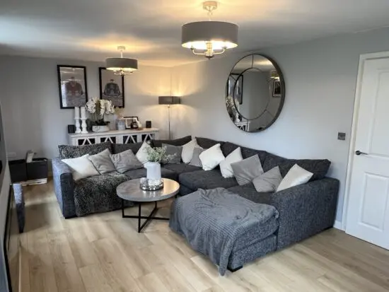 Sofology Majestica Grey Corner Sofa with Chaise