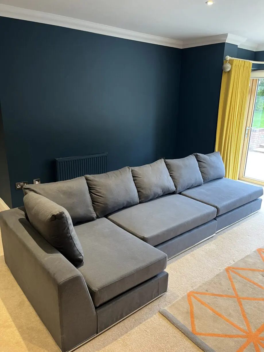 Noa Home dark grey modular chaise sofa