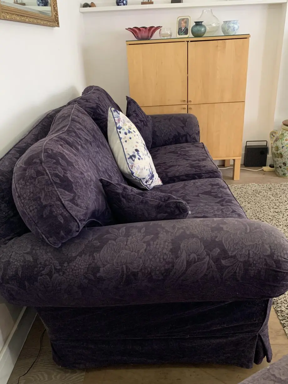 Multiyork 3 piece suite Navy Blue 4 seater 2/3 seater and Armchairblue