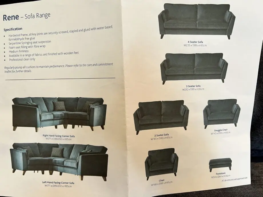 RENE-SOFA RANGE