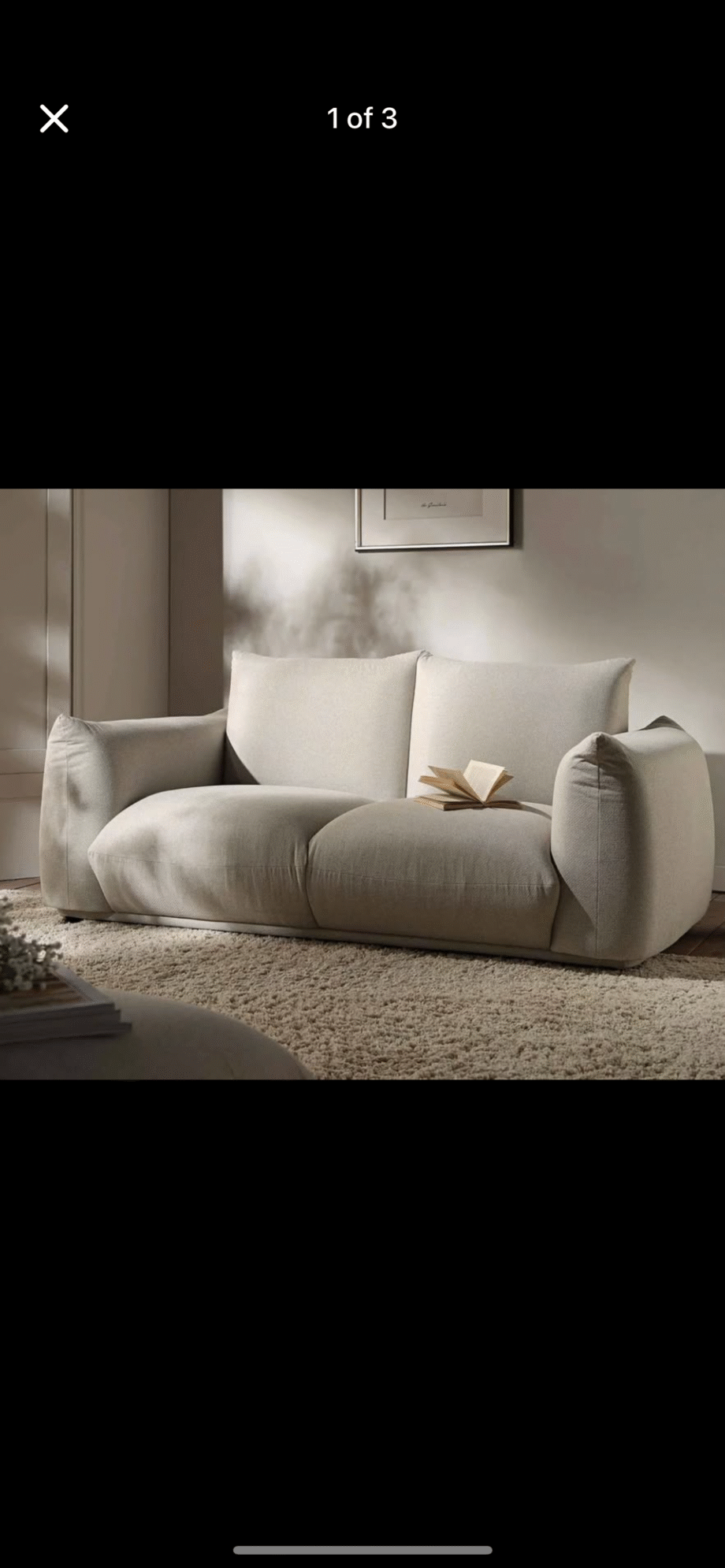 DAALS 2 seater woven beige