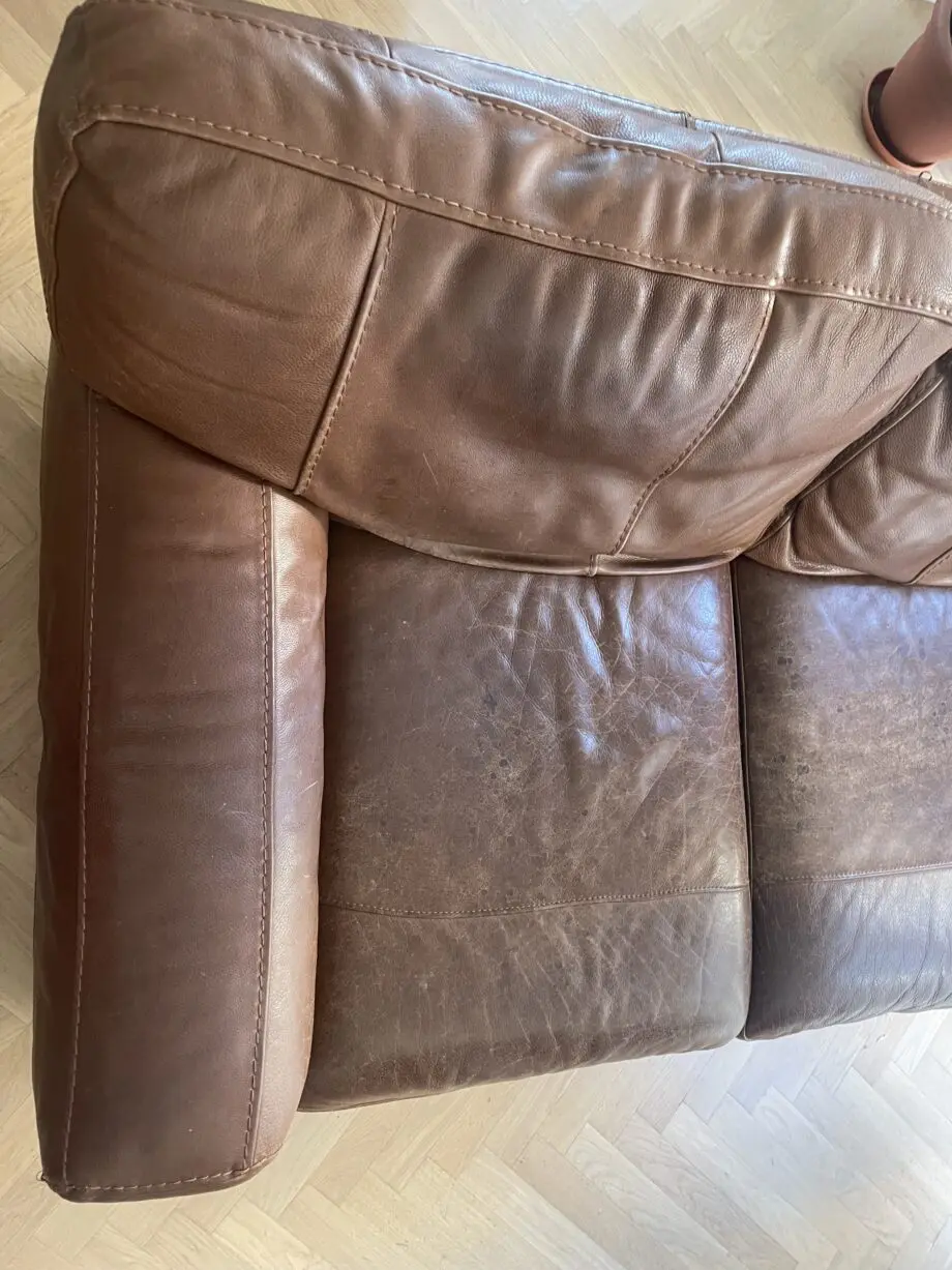 Sofology 2 Seater Real Leather Sofa
