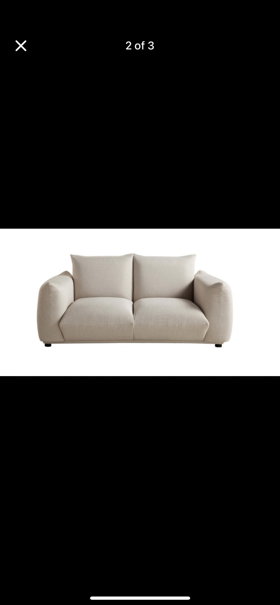 DAALS 2 seater woven beige