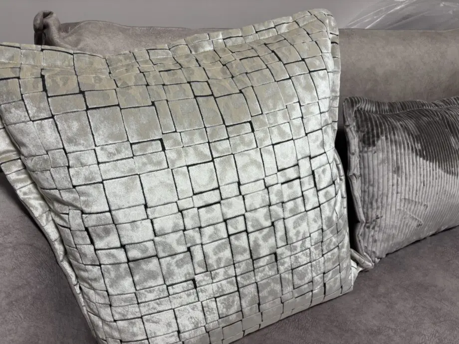 DFS Cherished formal back cuddler sofa in Oatmeal colour