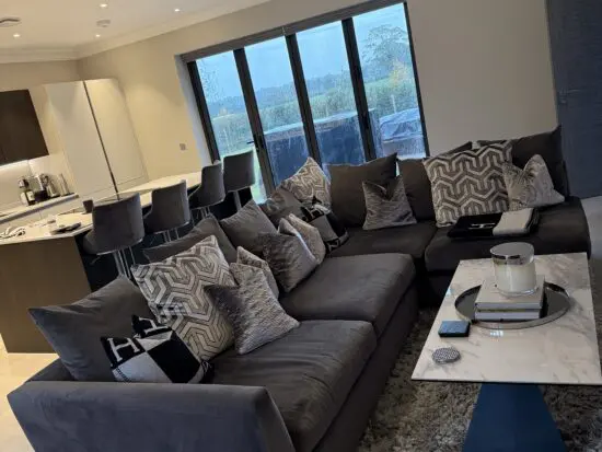 Arighi Bianchi Grey L Shape Sofa (left side)