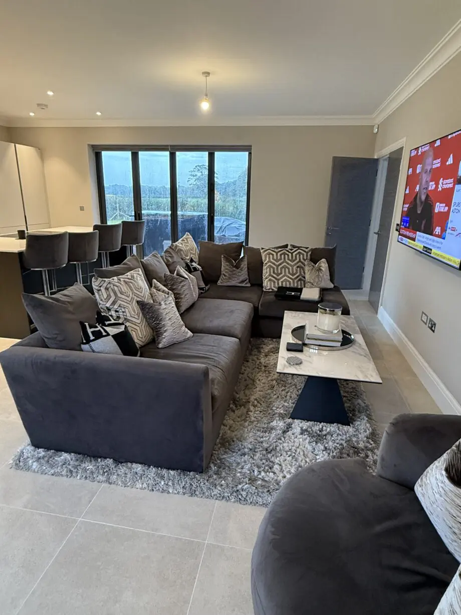 Arighi Bianchi Grey L Shape Sofa (left side)