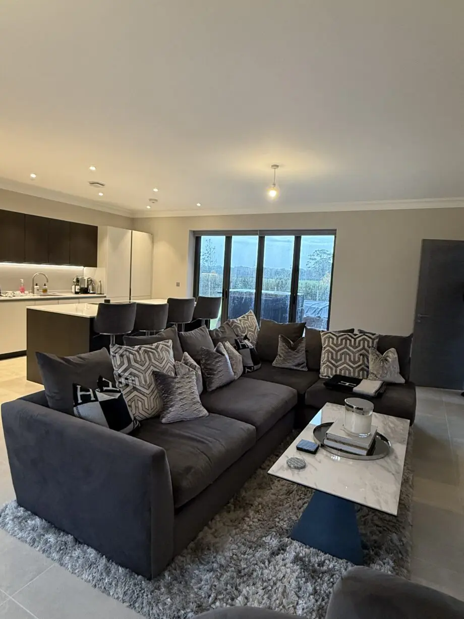 Arighi Bianchi Grey L Shape Sofa (left side)