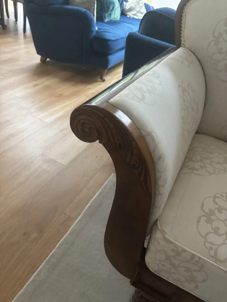 Victorian decorative salon sofa
