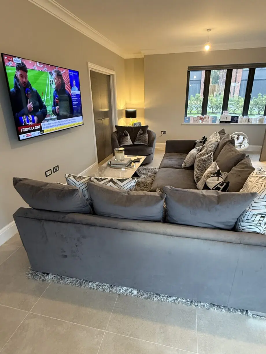 Arighi Bianchi Grey L Shape Sofa (left side)