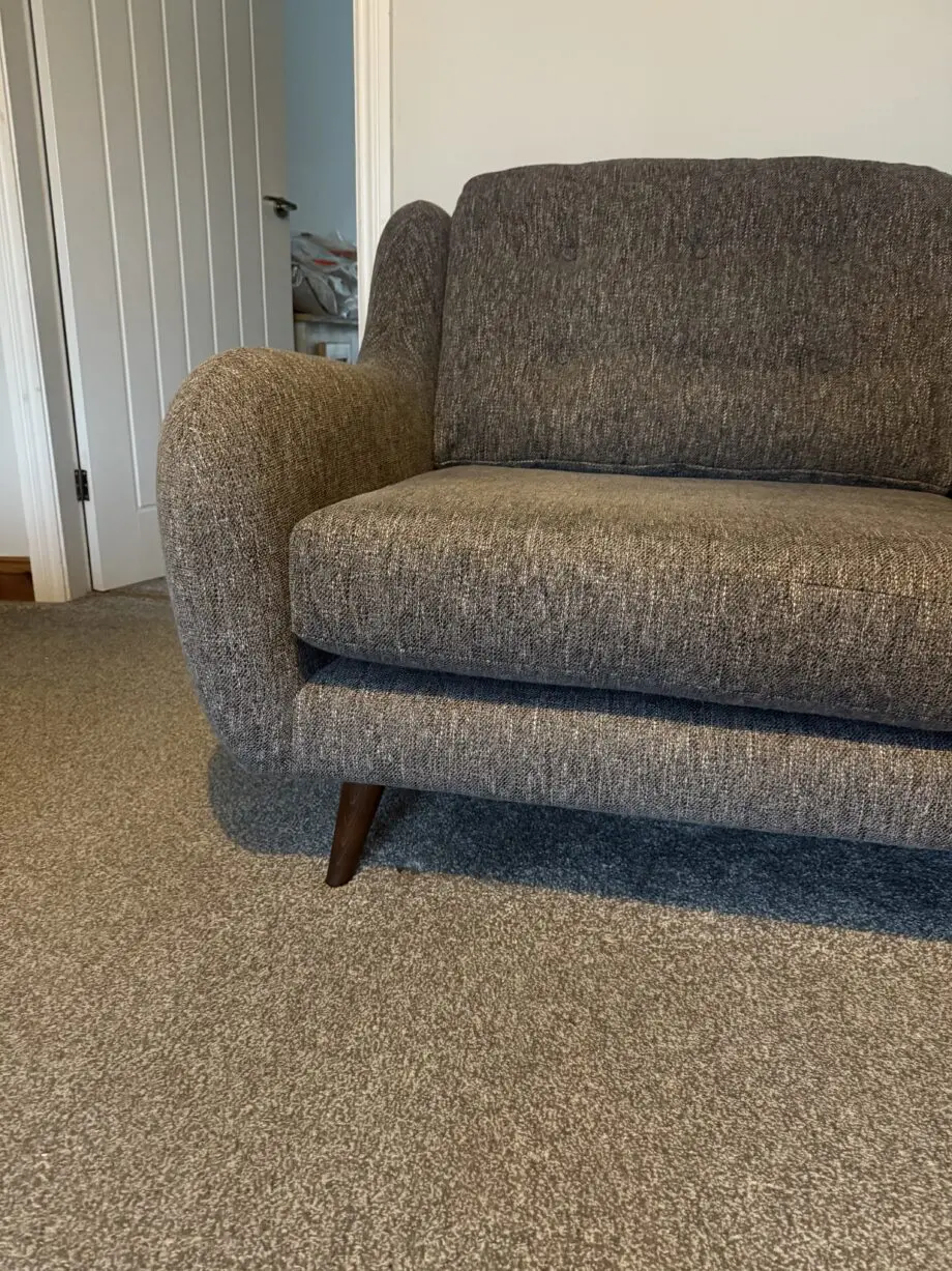French Connection Camden Grey Settee Sofa - 3 Seater X2