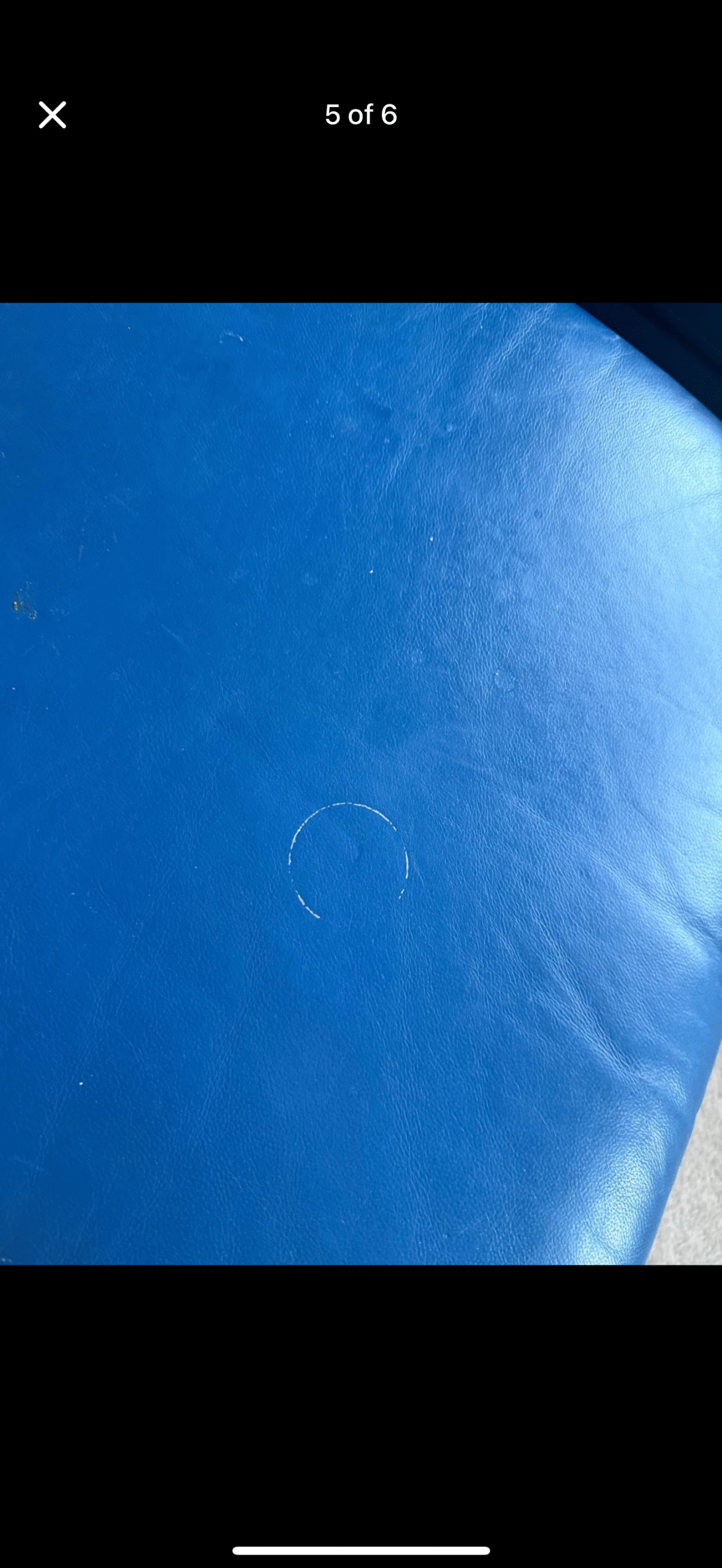 Leather navy blue 5 piece sofa set including l shaped sofa, armchair, swivel chair and footstools