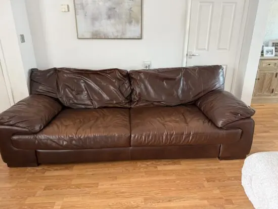 DFS Leather Sofa
