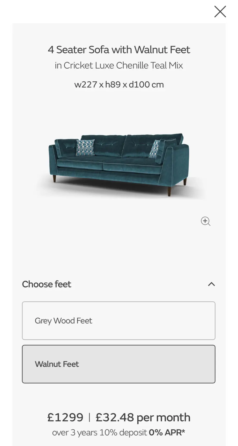 Sofology - Teal Sofa Set