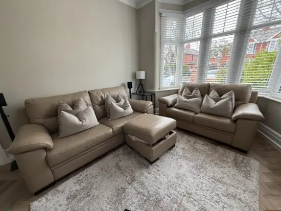 LANFORD SOFA IN TAUPE