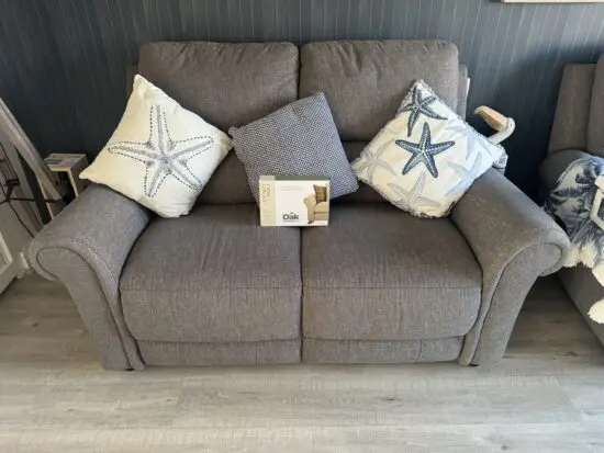 Oak Furniture Land, grey, Andaz, 2 Seater Sofa