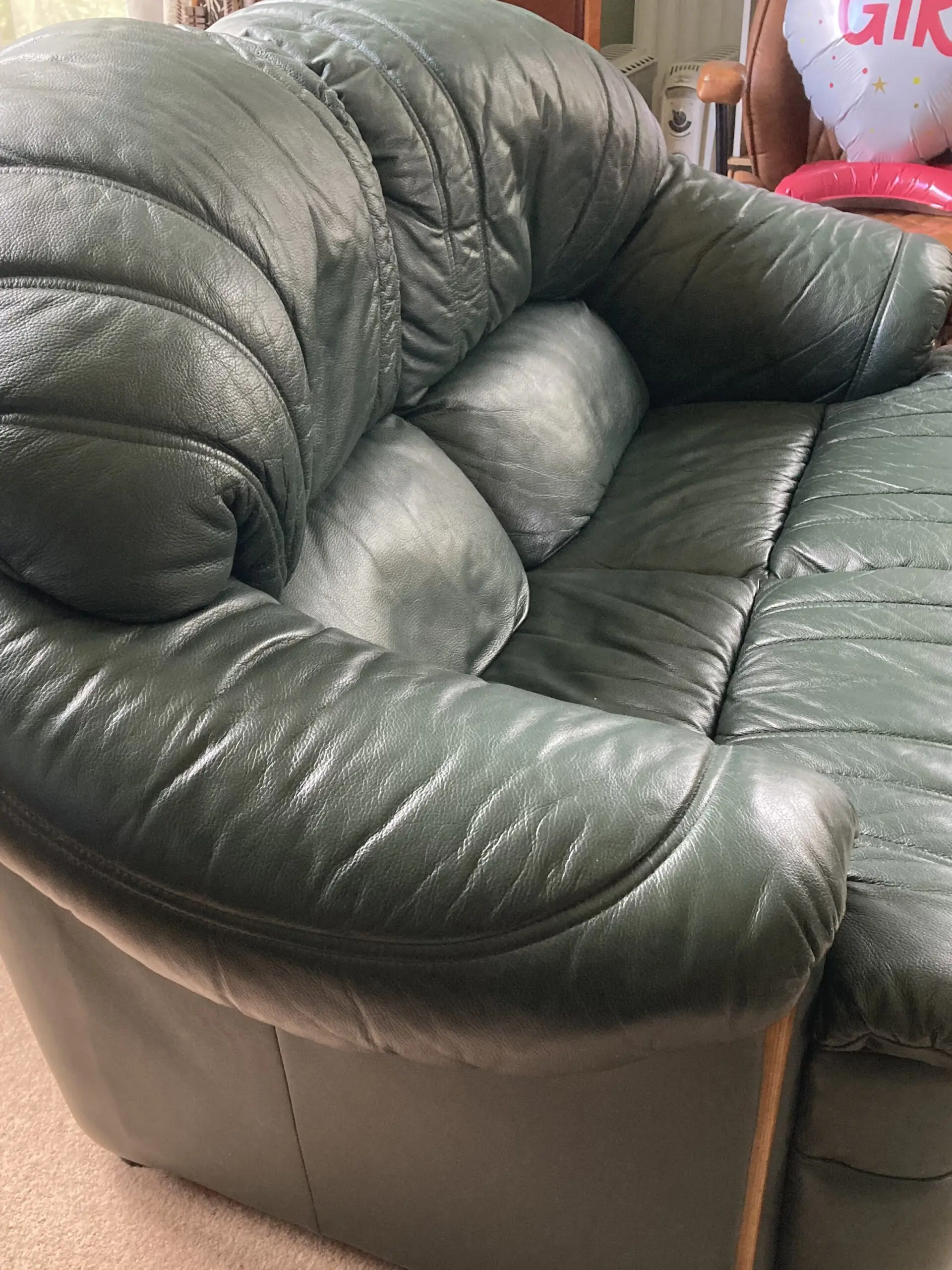 Pendragon High Quality Grain Leather sofa 3 Seater And 2 seater Suite