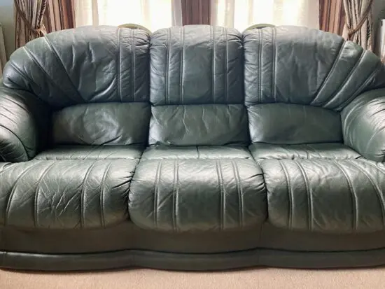 Pendragon High Quality Grain Leather sofa 3 Seater And 2 seater Suite