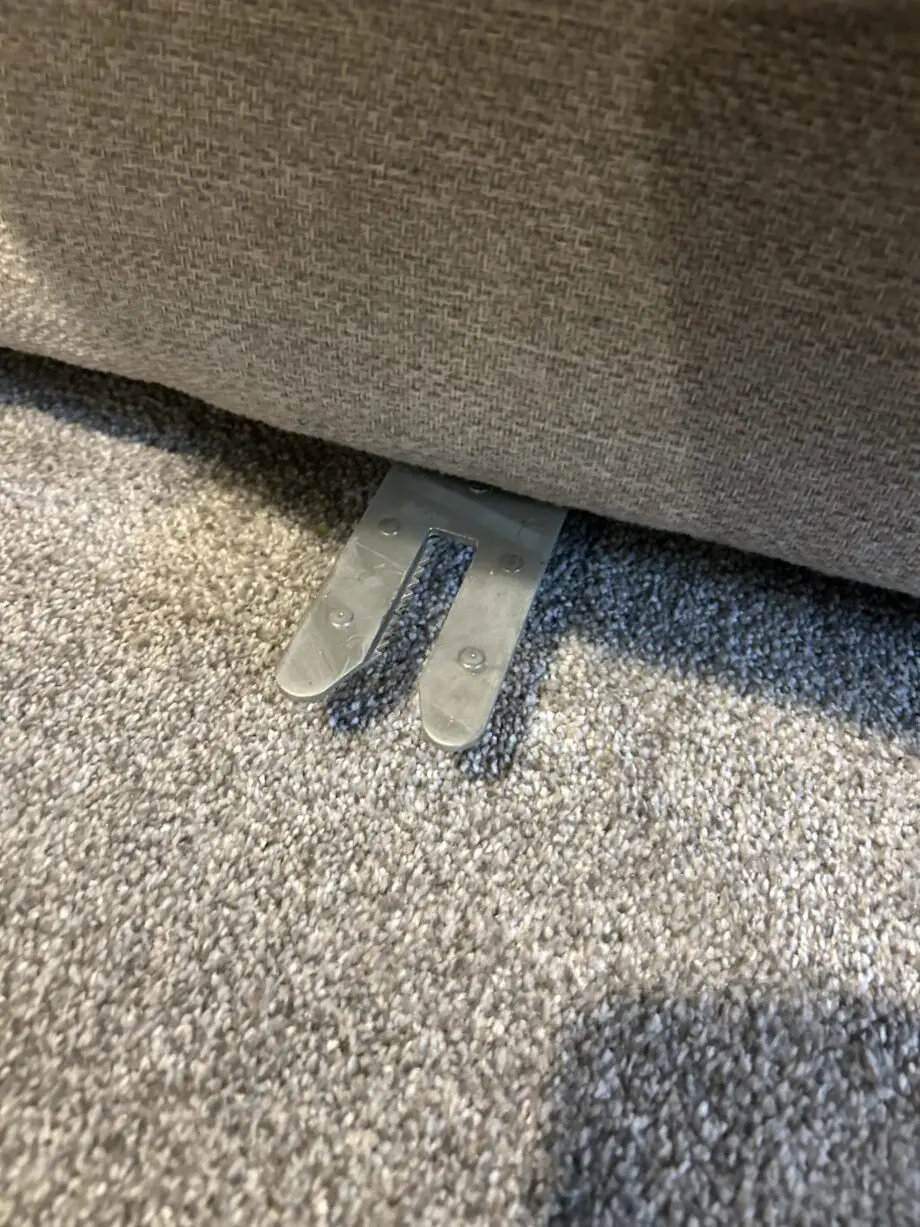DFS Silver Grey Corner sofa (L shaped)