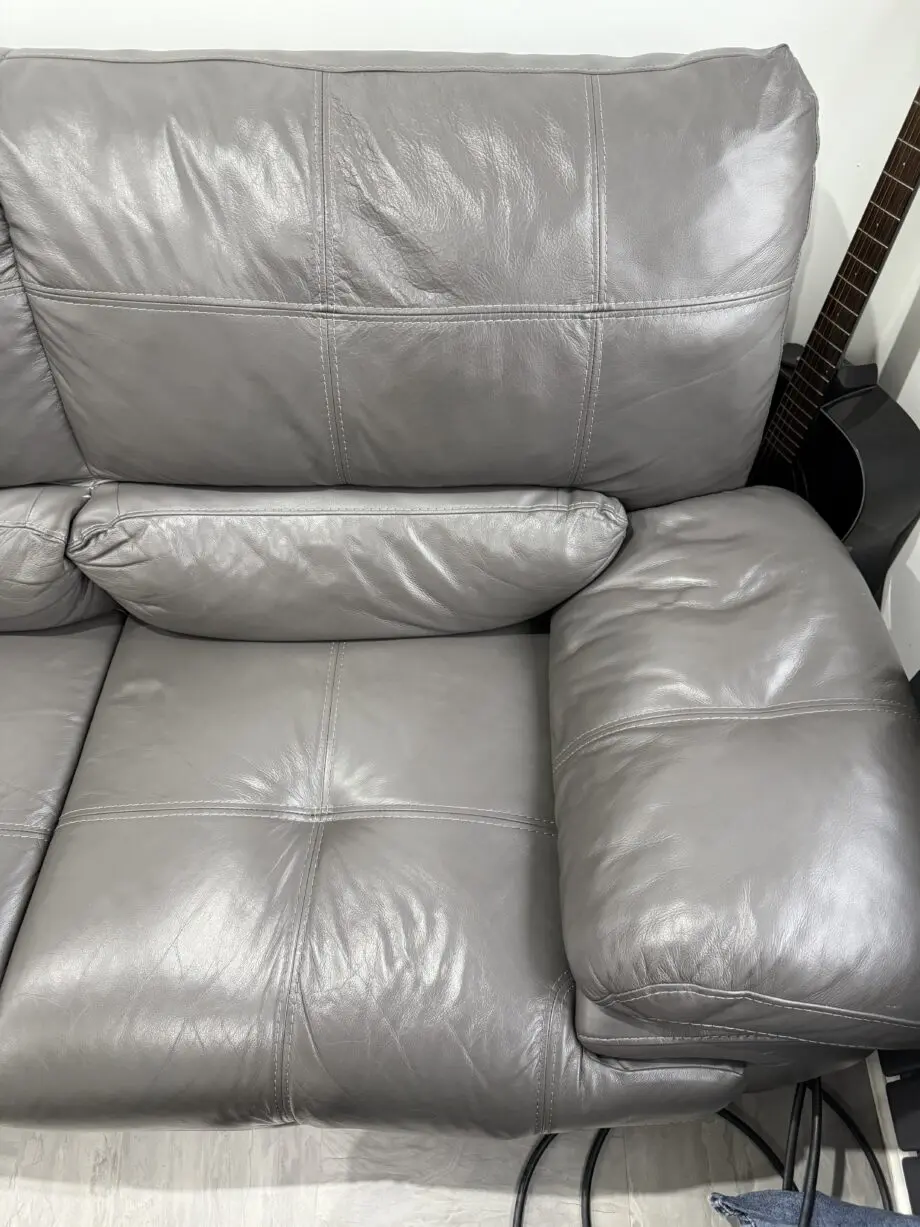 Dfs grey sofas 2 and 3 seater recliner