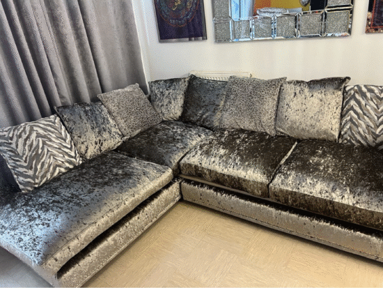 Dfs chevalier Isabella left hand corner sofa