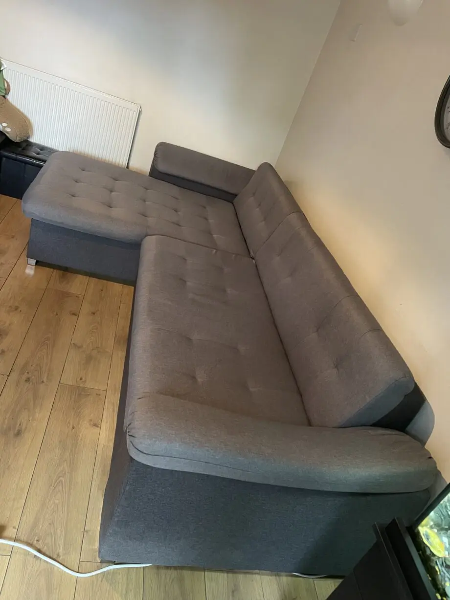 Grey sofa bed