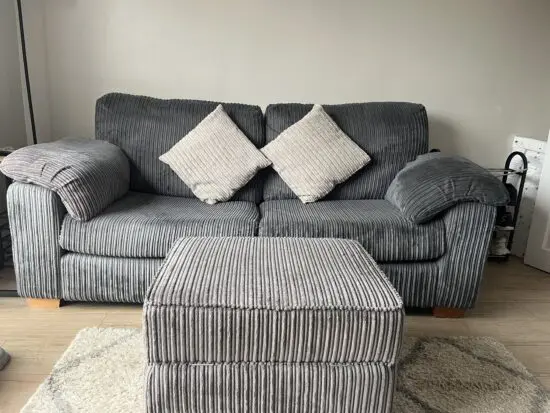 SCS Grey Ross Sofa Set