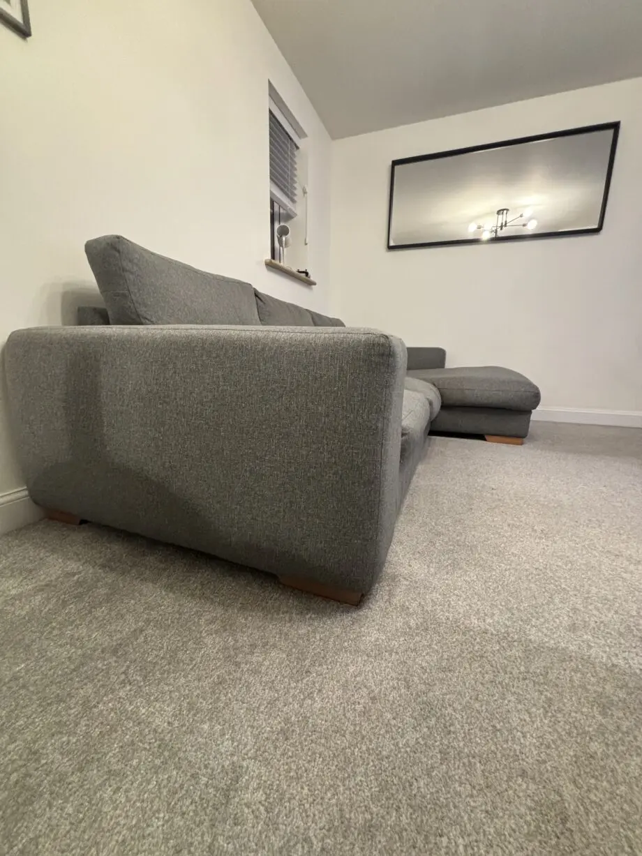 Next Houghton Relaxed Fit Grey, chaise sofa left sided