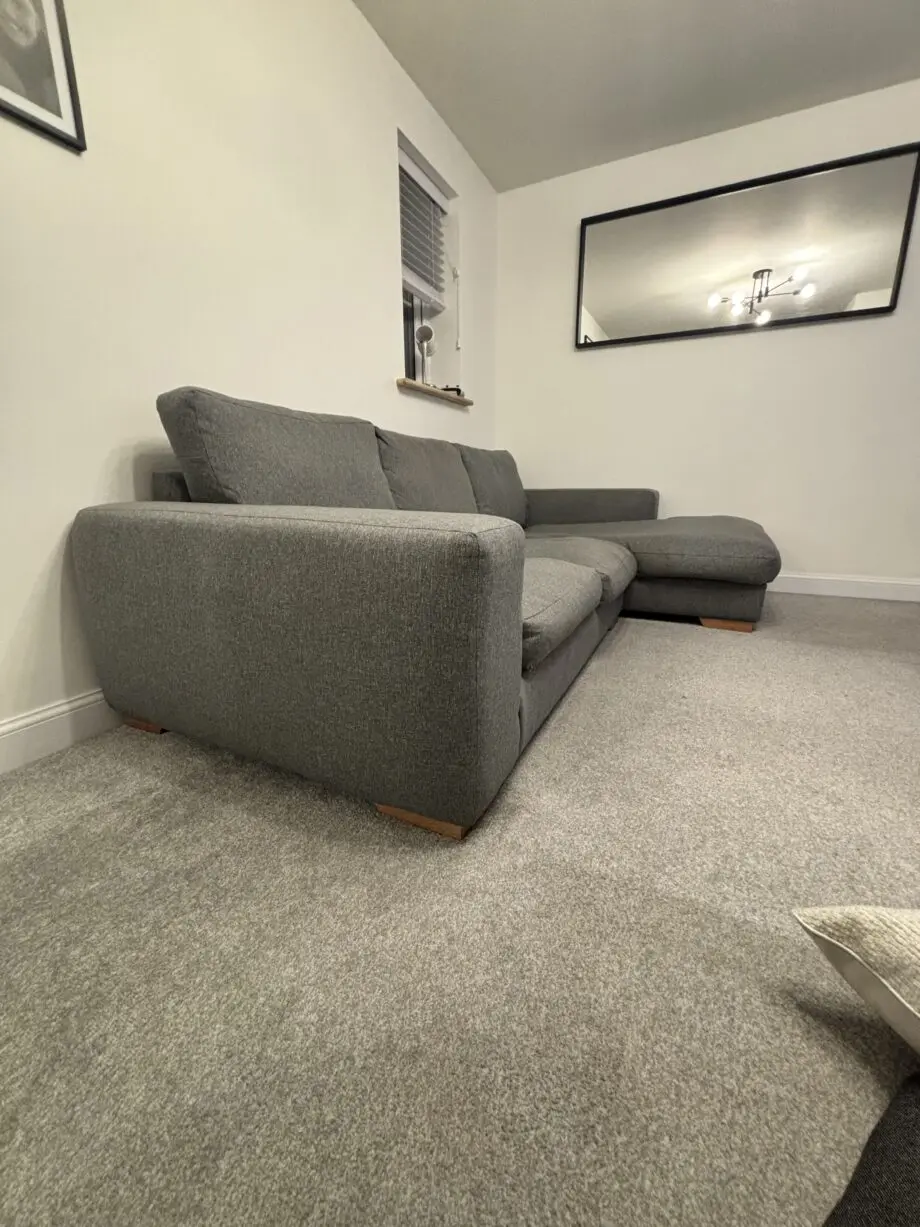 Next Houghton Relaxed Fit Grey, chaise sofa left sided