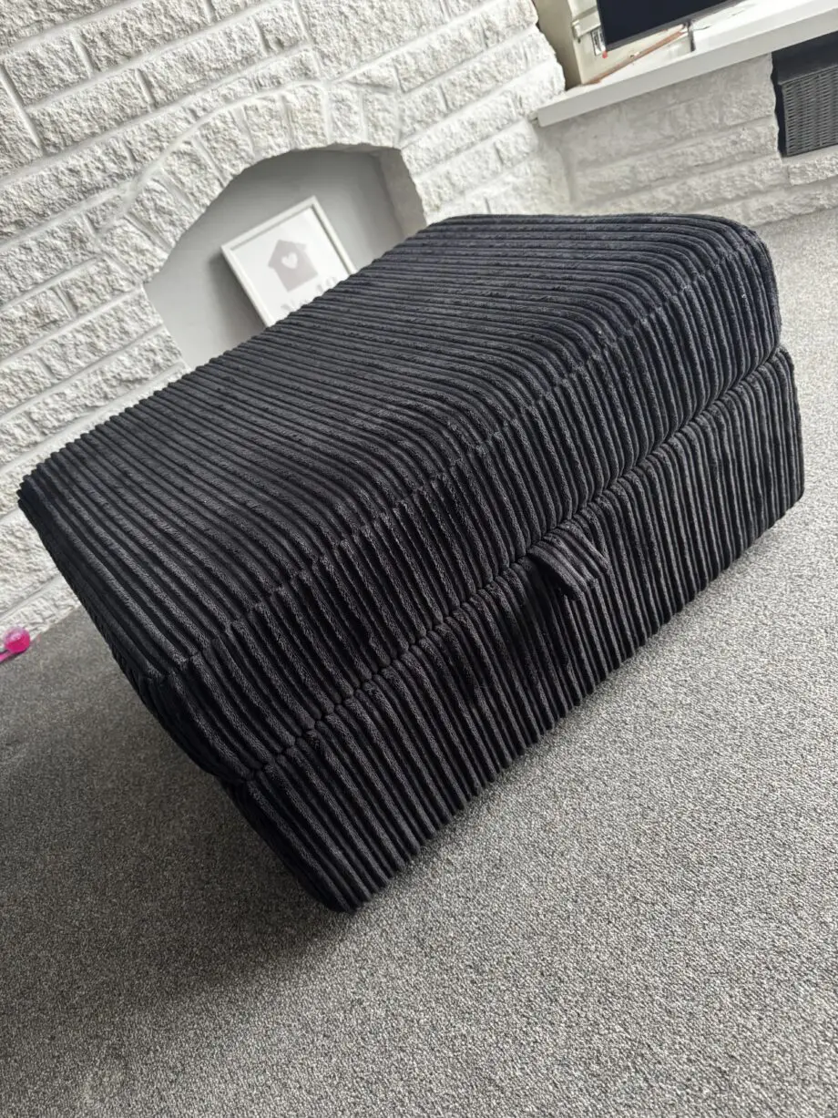 DFS Black Heydon Snuggle Chair