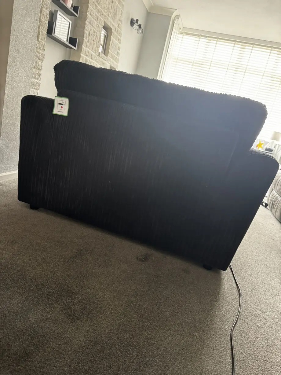 DFS Black Heydon Snuggle Chair