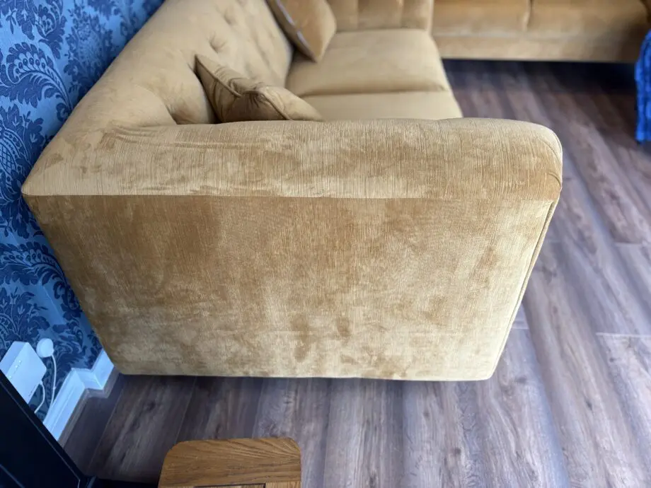 Sofology Bridgerton Fabric 3 Seater and 2 Seater in Nugget Gold