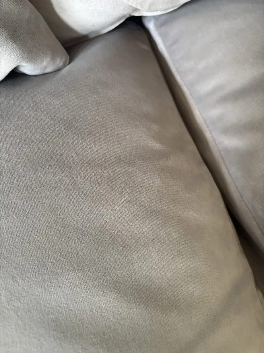 Loaf Grey Velvet Chaise Sofa