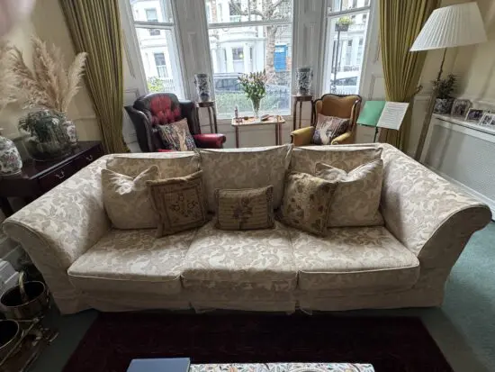 4 seater sofa from John Lewis in cream