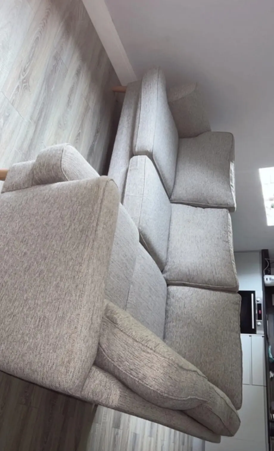 M&S gray 4 seat sofa